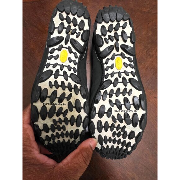 Merrell Women's Black Suede Moccasin Loafers Driving Shoes Size 7 Bow & Stitch D - Picture 9 of 12